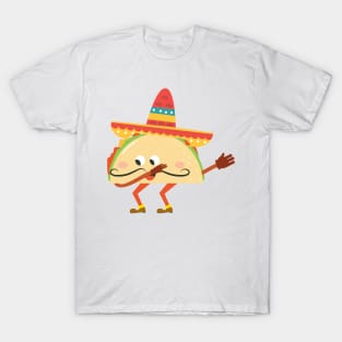 'Dabbing Taco' Cute Taco Tuesdays Gift T-Shirt